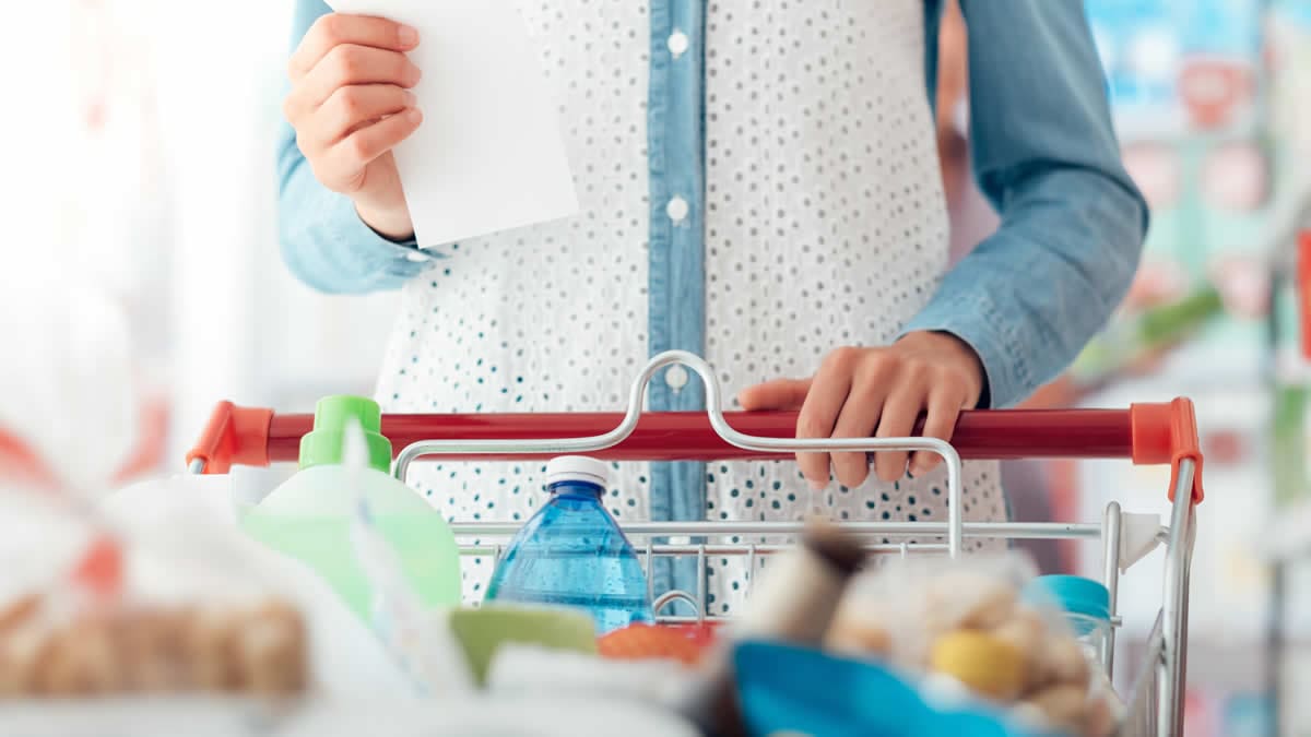 Choosing healthy grocieries