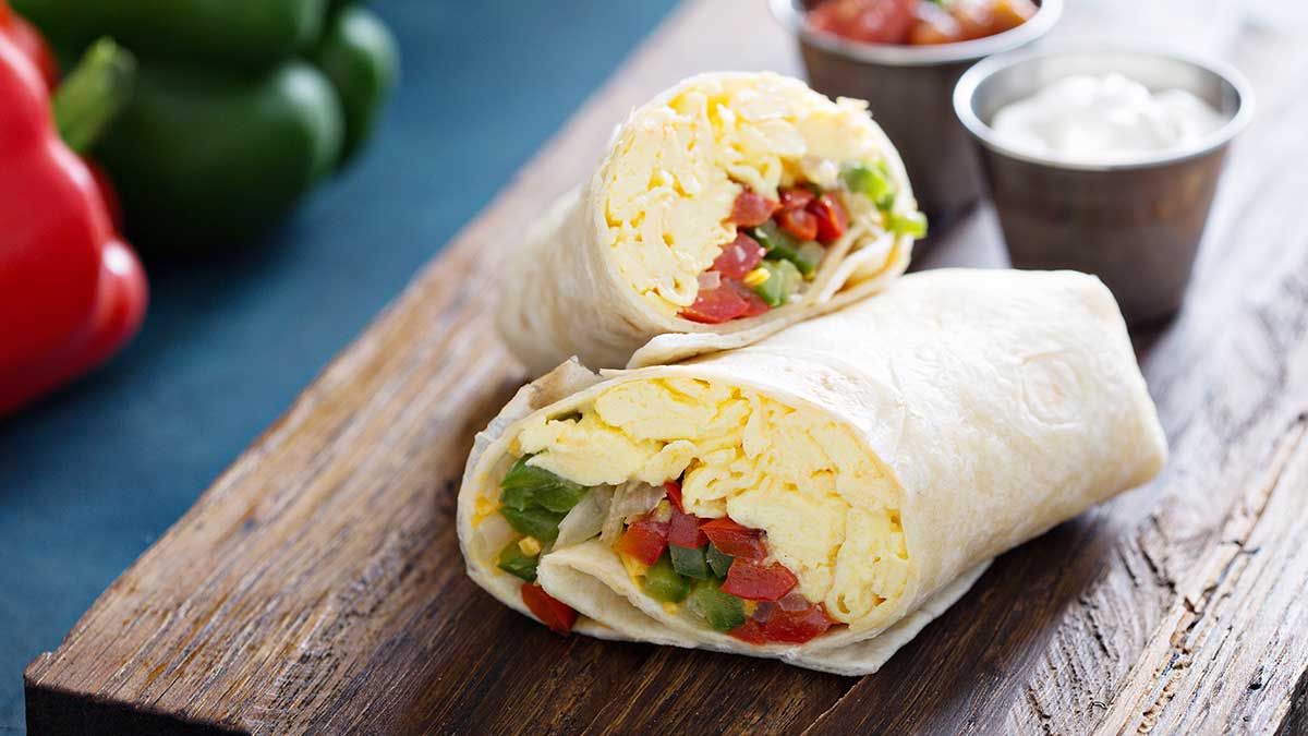 Burrito pour le déjeuner