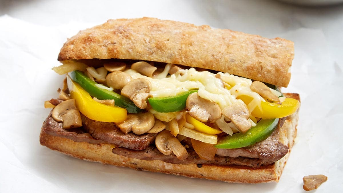 Philly-Cheese-Steak-Sandwich